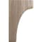 Ekena Millwork 1 3/4"W x 6"D x 10"H Clarksville Bracket, Walnut BKTW02X06X10CVWA - alternate 4